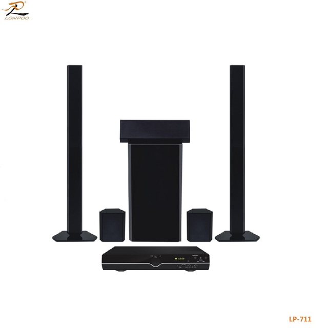 5.1 Surround Sound Home Theater System with DVD Player Karaoke Music Speakers