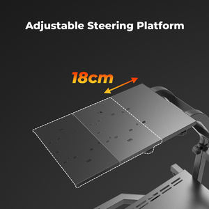 Soporte de Volante de Carreras con Altura Ajustable, Soporte de Volante de Metal para Simulador, 1 Año de Garantía - Product Image 5