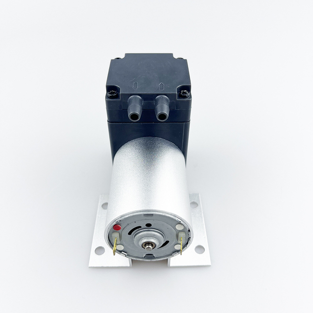 12V 24V DC Air Pump with 10LPM Vacuum Diaphragm -80KPa High Negative Pressure 12W Power Low Noise Plastic Micro Pump