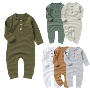 Oferta de Primavera/Otoño: Body de Bebé 100% Algodón Orgánico con Puños Plegables, Botones a Presión y Manga Larga - Product Image 1