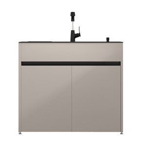 Sink cabinet washbasin kitchen household single-slot sink integrated floor-standing dishwasher double-slot - Product Image 1