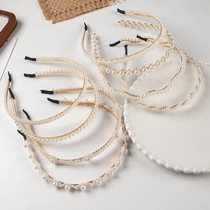 Serre-Tête Élégant en Perles Françaises, Derniers Modèles pour Coiffure d'Anniversaire et de <span class=keywords><strong>Mariage</strong></span> - Product Image 2