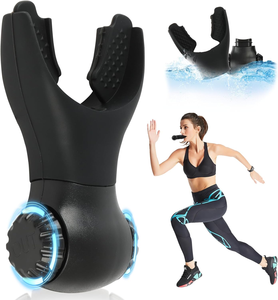 2024 Trainer Silicone Lung Breathing Exercise Device Increases Lung Capacity for Fitness Training ABS Material Bag Packed