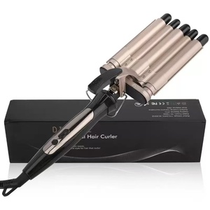 Rizador de Pelo Profesional de 22/25 mm, Cerámico, con Tres Tubos, <span class=keywords><strong>Triple</strong></span> Rizador, <span class=keywords><strong>Ondulador</strong></span>, Rizador Eléctrico para Ondas de Agua - Product Image 5