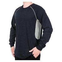 Vêtements de travail ignifuges, coton 4 oz, léger, respirant, chemise ignifuge ventilée en tricot CAT1, certifiée NFPA 2112/70E