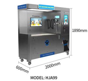 USMILEPET 半自動エコフレンドリーステンレス製犬用洗濯機セルフサービス自動販売機ユニバーサル電圧 - Product Image 5