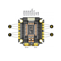 Nouveau contrôleur de vitesse électronique (ESC) 4-en-1 original 3055/3065/3075 AM32 32 bits 55A/65A/75A pour drones de course FPV et modèles réduits d'avions