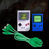 Câble de jeu transparent vert JW-GBC4 pour 4 joueurs, compatible Game Boy Color & GBP (emballage en polybag)