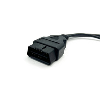 Arnés de extensión de comunicación OBD2 a DB9 9Pin RS232 Fabricantes de cables y mazos de cables personalizados para pruebas Automotrices