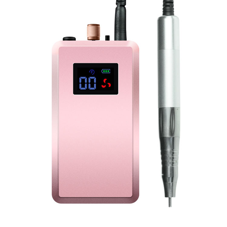 AT-NDB-152 pink nail drill machine 220V EU Plug 2.35MM