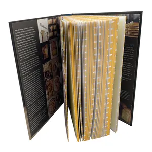 OEM 심천 공장 사용자 정의 도매 저렴한 풀 컬러 하이 퀄리티 출판 양장 요리 책 사용자 정의 요리 책 인쇄
