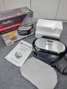 Hoffmans 220V 家用电动汉堡机 1000W 不粘涂层肉类烧烤煎炸机，适合非洲厨房使用 - Product Image 1