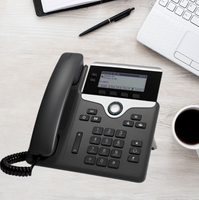 Telefono IP CP-7821-K9 Serie 7821, Telefono VoIP Unificato con Ricarica Wireless Multipla, Telefono IP VOIP in Stock, Promozionale
