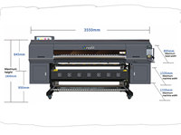 Impresora Textil de Sublimación Fedar FD5198E-B de 1.9m con 8 Cabezales de Impresión I3200-A1-2, 370m²/h para Impresión de Prendas de Tela de Poliéster