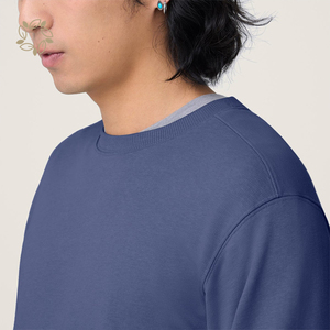 Hemp Bambu Terry Camisola Cânhamo Sustentável Crewneck Eco Friendly Pullover Camisola dos homens Roupas Masculinas - Product Image 6
