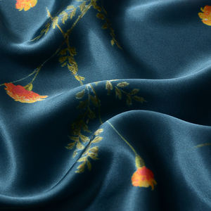 HYSK-hilo de seda de morera para mujer, diseño <span class=keywords><strong>italiano</strong></span>, Impresión digital personalizada, precio natural - Product Image 2