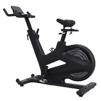 Bicicleta de Spinning Magnética K-FIT GSP2303 con Pantalla LED, Volante de Inercia de 18 kg, Transmisión por Correa Autoalimentada, Consola Bluetooth, Ciclismo Indoor