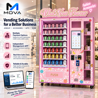 Mova Distributeur Automatique Intelligent de Produits pour Ongles, Kiosque de Beauté et Cosmétiques Personnalisés, Vente en Gros OEM Marque Privée, Station Automatique d'Art des Ongles pour Centres Commerciaux