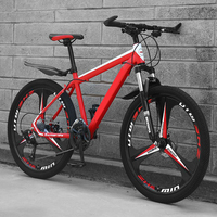 2025 bas prix Simple 26 29 pouces bleu vtt vélo adulte grand pneu montagne cyclisme pour hommes 21 vitesses frein à disque engrenages