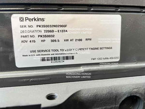 L'ensemble moteur Perk ins 2206D-E13TA 309.5KW 2100 tr/min est disponible en stock. - Product Image 6