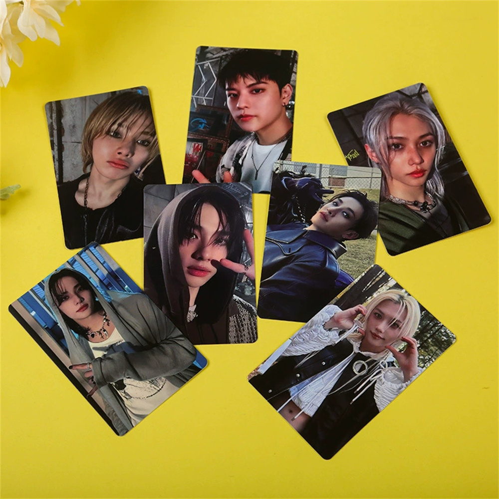 Kpop Straykids HOP Album LOMO Photocards Art Paper Die Cut Music