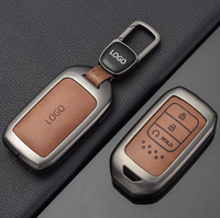 Logo personnalisé, mode, luxe, alliage de zinc métallique, housse de clé de voiture en métal, accessoires pour Honda CRV HRV 2021 Accord Crosstour