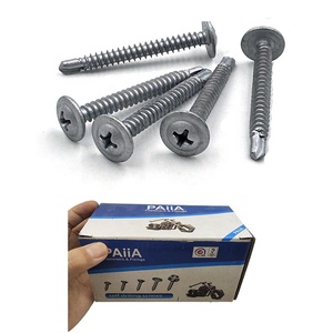 สกรูเจาะยึดหัวเวเฟอร์สีเทา ยี่ห้อรัสเปิร์ต พร้อมโลโก้ตามสั่ง - Product Image 1