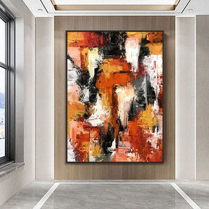 Decoración de gran tamaño para el hogar y la Oficina, obra de arte acrílico, pintado a mano contemporáneo arte de pared, pinturas de arte <span class=keywords><strong>abstracto</strong></span> moderno - Product Image 2