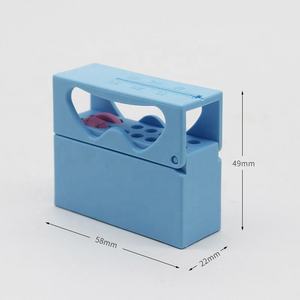 Caja organizadora <span class=keywords><strong>de</strong></span> limas para conductos radiculares, desinfectable, con 10 orificios, autoclavable, soporte para agujas endodónticas - Product Image 2