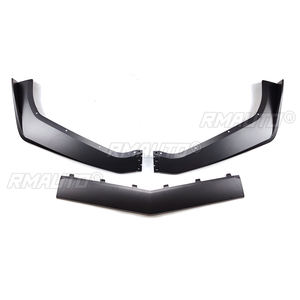 Para Chevy Corvette C7, Parachoques Modificado Estilo ZR1 2014-2019, Alerón Delantero de Fibra de Carbono Estilo Brillante Negro - Product Image 3