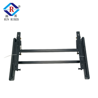 Mécanisme de levage à ressort à gaz léger B04-5A, réglable de 490 à 850 mm, cadre de cuisine avec charnières légères pour tables à thé/café