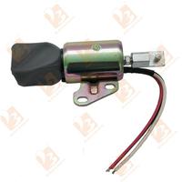 Électrovanne d'arrêt 12V 1756ES-12SUL5B1S5 SA-4899-12 adaptée pour Kubota D722 Z482 D902 solénoïde d'arrêt de moteur Diesel