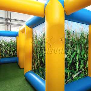 WINSUN Labyrinthe gonflable en PVC robuste, durable, sur le thème du maïs, pour fêtes de jardin, foires scolaires et utilisation en location - Product Image 5