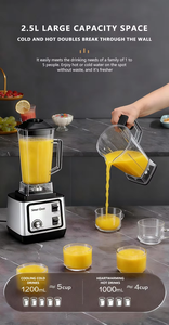 <span class=keywords><strong>Licuadora</strong></span> <span class=keywords><strong>Moulinex</strong></span> de 2.5L y 8500w, 2 en 1, Procesador de Alimentos y Batidora, <span class=keywords><strong>Licuadora</strong></span> para Cocina - Product Image 3