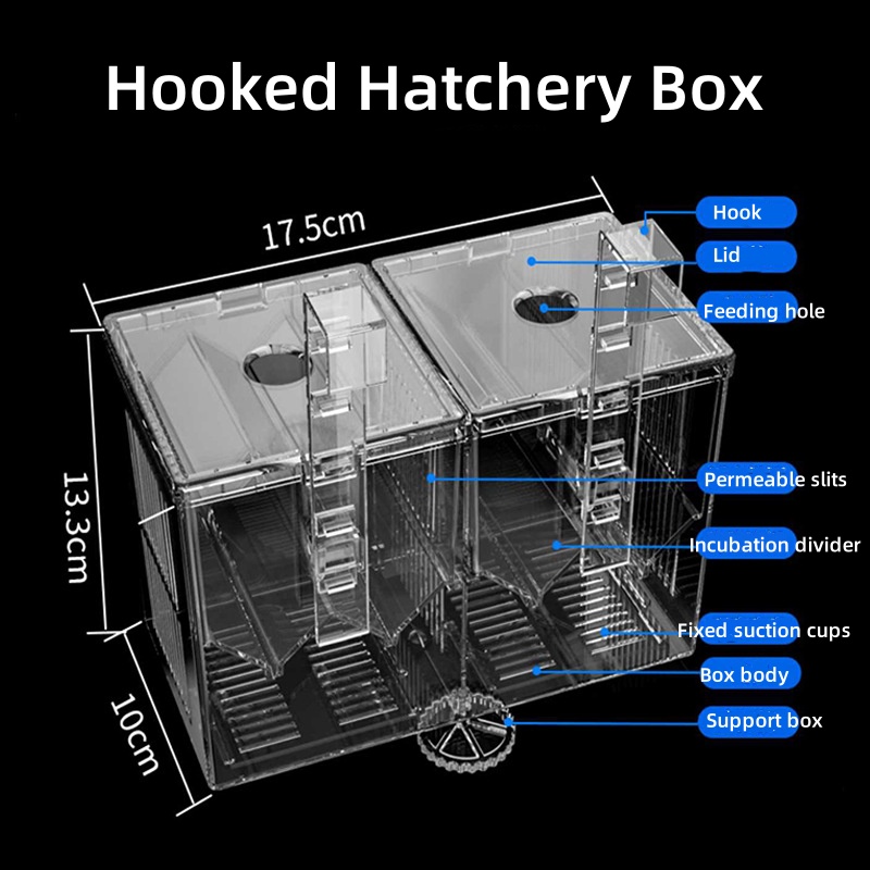 Caja de incubación tipo tablero de dibujo blanco