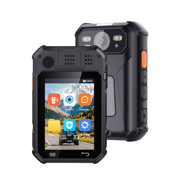 Factory Price 4G Lte Android 1440P Night Vision Body Camera 23H Battery Life Waterproof Recorder for Security Patrol