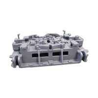 Base de machine-outil de fraisage CNC en fonte grise nodulaire personnalisée, moulée par procédé de moulage à perte de mousse, avec forme de précision et certification ISO9001