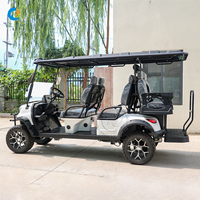 Voiturette de golf professionnelle Robetaa de fabrication chinoise, certifiée CE, châssis en acier, électrique, 6 places