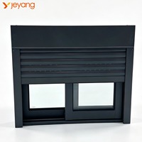 Fenêtre prête à l'installation avec volet roulant - Système complet intégré en alliage d'aluminium