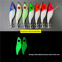 Leurre de pêche artificiel en acier inoxydable de 10 cm recouvert de tissu luminescent horizontal pour la pêche en gros
