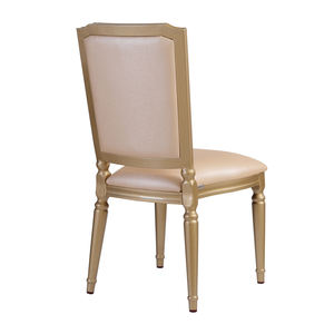 Sillas Modernas de Metal para Banquetes <span class=keywords><strong>y</strong></span> Eventos, Sillas Apilables Estilo Madera para Restaurante Louis, para Bodas <span class=keywords><strong>y</strong></span> Fiestas - Product Image 3