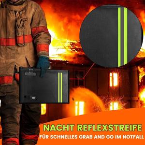 Bán buôn lính cứu hỏa thiết kế hai lớp dây kéo chống cháy bảo vệ tiền mặt tài liệu - Product Image 6