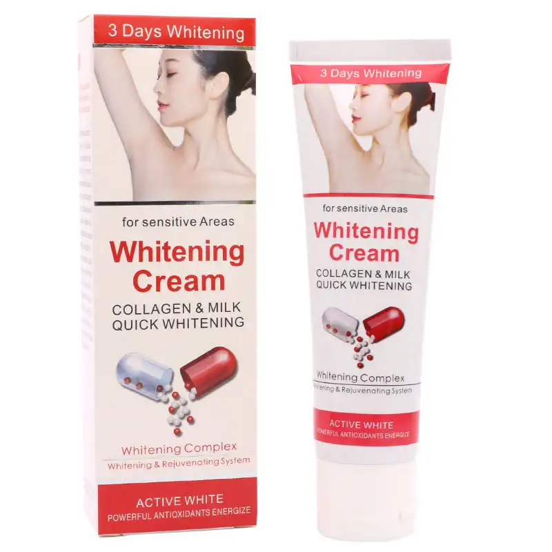 New Natural Body Collagen Whitening Skin Care For Sensitive Area Underarm Whitening Cream Collagen Milk Quick Armpit Whitening