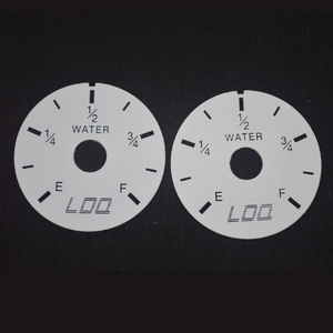 Feuille acrylique blanche personnalisée pour superposition graphique du panneau avant de produit en <span class=keywords><strong>plastique</strong></span> avec étiquette de commande de clavier de commutateur d'impression d'écran - Product Image 4