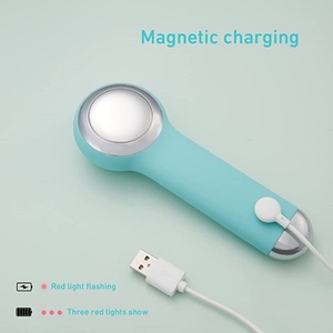 แปรงทำความสะอาดผิวหน้าแบบซิลิโคนสแตนเลส ชาร์จด้วย USB ใช้ได้ทั้งร้อนและเย็น สำหรับทำความสะอาดผิวอย่างล้ำลึก ช่วยทำความสะอาดรูขุมขน สำหรับผิวบอบบาง - Product Image 6