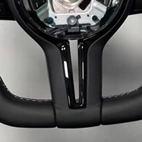 Setir Mobil Kulit Kustom untuk BMW F80 F10 F15 M4 M5 M6 X3 X4 E70 E90 M3 F30 F32 Suku Cadang Interior Mobil