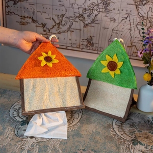 Boîte à mouchoirs décorative en papier pour le bureau et la maison, boîte à mouchoirs en loofah - Product Image 4