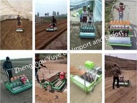 Meilleure vente céleri poireau oignon planteurs de légumes Machine moteur à essence entraînement propulsé à la main 6 Rowcarot's Planting Machine