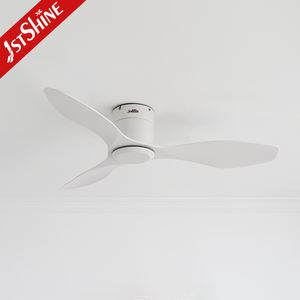 1stshine Ventilateur de plafond pour plafond bas 3 Ventilateur de plafond encastré en plastique blanc avec télécommande intelligente - Product Image 1