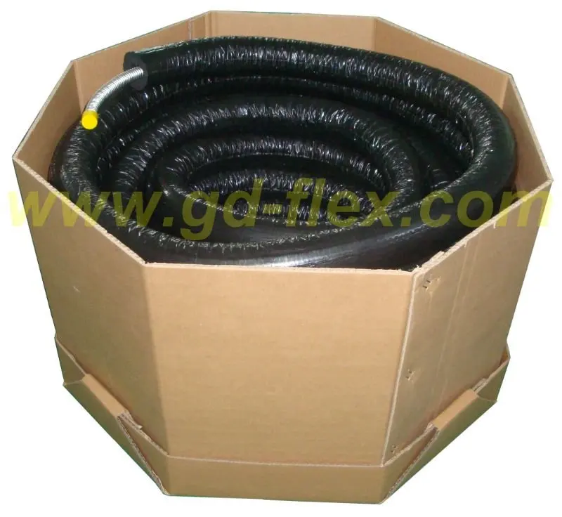 DN20 single flexible pre insulated pipe for air heat pump link pipe